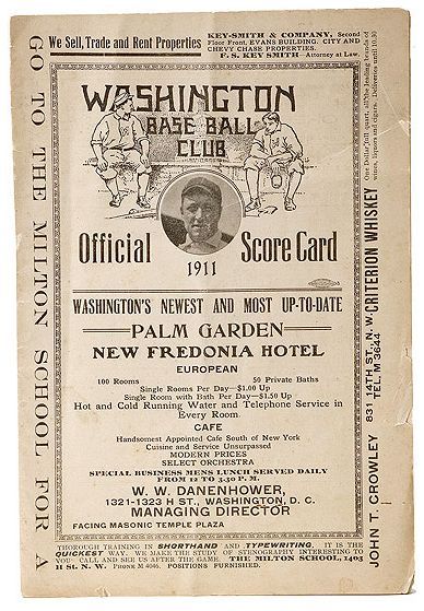 1911 Washington Senators